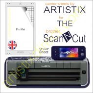 Artistix Pro 12 x 24 Carrier Sheet Cutting Mat For The Brother Scan N Cut ScanNCut