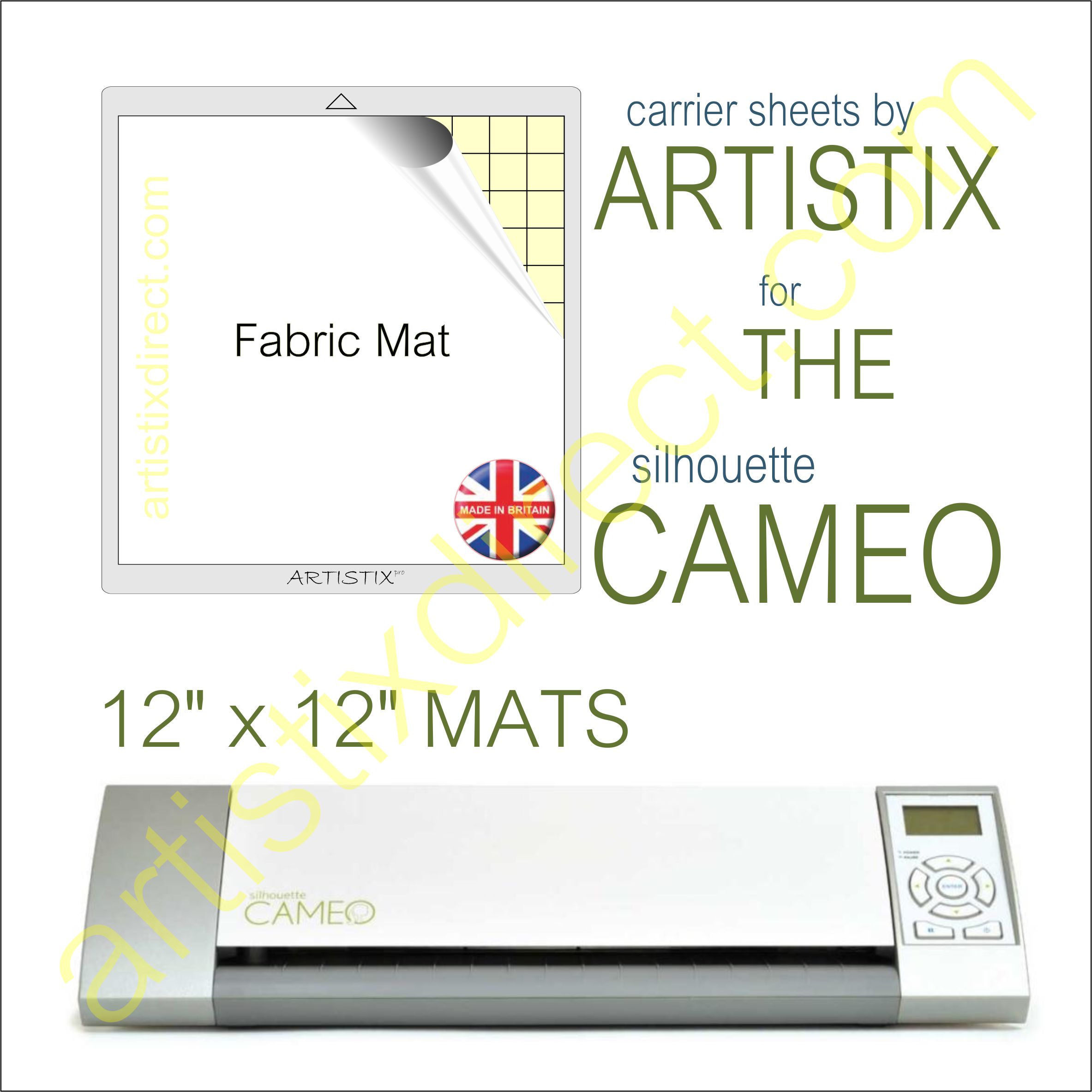 12x12" 3x Grid Mats Silhouette Cameo 2 cutting plotter Carrier sheet Save £££ 